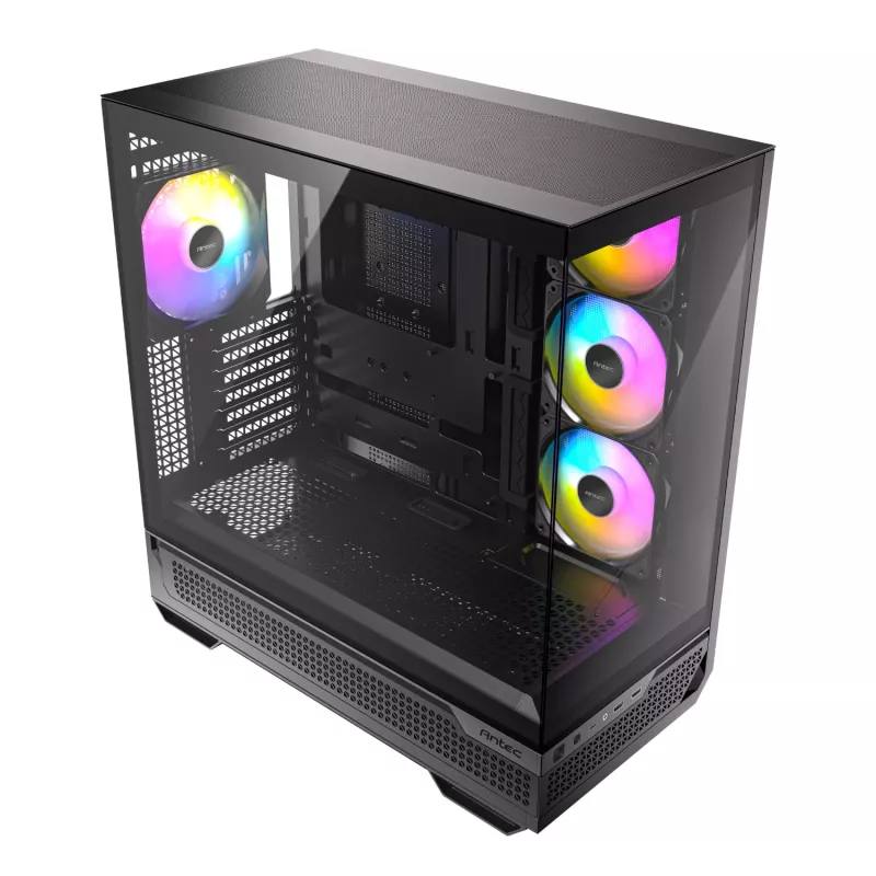 Antec Constellation Series C7 ARGB Mid Tower E-ATX Gehäuse mit gehärtetem Glasfenster