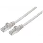 Intellinet Netzwerk-Patchkabel, Cat7-Kabel/Cat6A-Stecker, 15m, Grau, Kupfer, S/FTP, LSOH/LSZH, PVC, RJ45, vergoldete Kontakte, Zugentlastung, Booted, lebenslange Garantie, Polybeutel