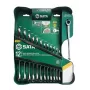 SATA 13-teiliger Doppel-Ratschen-Gabelschlüsselsatz mit X-Beam-Design, metrisch, 8-21 mm, Chrom-Vanadium-Stahl, Blow-Molded-Case
