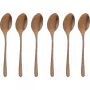 Sambonet Taste PVD 6 Espresso Spoon Set Antique Copper