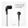SBS TEINEARKL In-Ear Headset mit Mikrofon - Schwarz - Kabelgebunden - 1,2 m Kabel - 3,5 mm Klinke - Telefonate & Musik