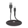 SBS TECABLETC3MTK USB-A auf USB-C Kabel 3m Schwarz