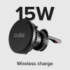 SBS TESUPFANWIR15W 15W Qi Kabelloses Auto-Ladegerät mit Kühlventilator - Schwarz