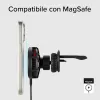 SBS TESUPFANWIR15W 15W Qi Kabelloses Auto-Ladegerät mit Kühlventilator - Schwarz