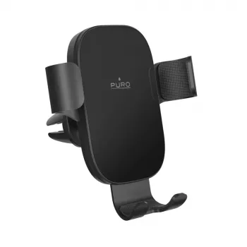 Puro Gravity Air Vent Car Phone Holder - Universal Smartphone Mount - Schwarz