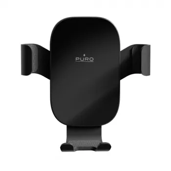 Puro Gravity Air Vent Car Phone Holder - Universal Smartphone Mount - Schwarz