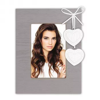 ZEP Melissa Grey 10x15 Holz Portrait Bilderrahmen NL224G