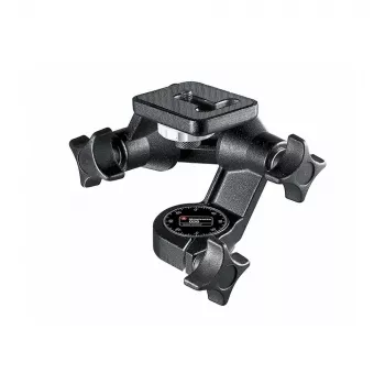 Manfrotto 3D Junior 3-Wege Stativkopf (Schwarz, 4 kg Belastbarkeit)