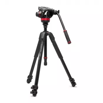 Manfrotto 055 Video Alu Black mit 502AH Kopf