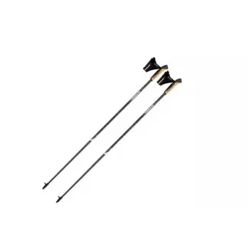 Gabel Stride X-5 Nordic Walking Stöcke - 120 cm, Carbon, Schwarz/Rot