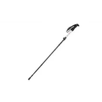 XTR Aluminium Trekkingstöcke 3-teilig 64-142 cm Schwarz/Rot