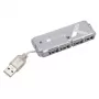 TECHLY USB 2.0 4-Port Hub - Schwarz