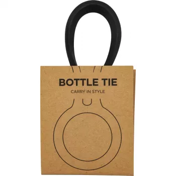 24Bottles Bottle Tie, Tuxedo Black - Silikon-Tragegurt für Clima- und Urban-Flaschen