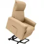 DEMARTA VIRGINIO CALIFORNIA BEIGE Geriatric Standing Chair - Electric Lift Recliner with Dual Motor