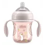 CHICCO Transition Cup Trainingsbecher mit weichem Ausgießer 4m+ Beige 200ml