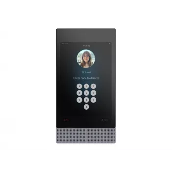 Verkada BC82 Alarmsteuerung mit Kamera - Kabelgebunden/Drahtlos - Bluetooth 5.0 - 863-928 MHz - RS-485/10/100 Ethernet - Grau