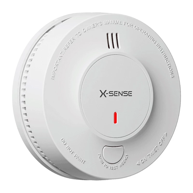 X-Sense SD19 Rauchmelder mit 10-Jahres-Batterie, batteriebetrieben, 122 x 45 mm (ZASXS00156WEU)