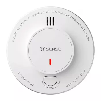 X-Sense SD19 Rauchmelder mit 10-Jahres-Batterie, batteriebetrieben, 122 x 45 mm (ZASXS00156WEU)