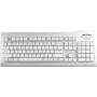 Seal Shield Silver Seal Tastatur USB QWERTZ Weiß IP68 Wasserdicht Spülmaschinenfest