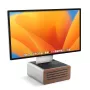 Twelve South HiRise Pro Monitor Stand mit Stauraum für iMac / Studio Display, Silber