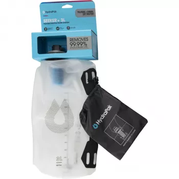 HydraPak Seeker 3L Wasserbeutel mit Filter Transparent