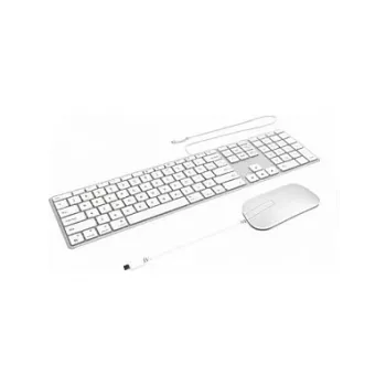 ZAGG Wired USB-C Combo: Tastatur & Maus Apple Silber