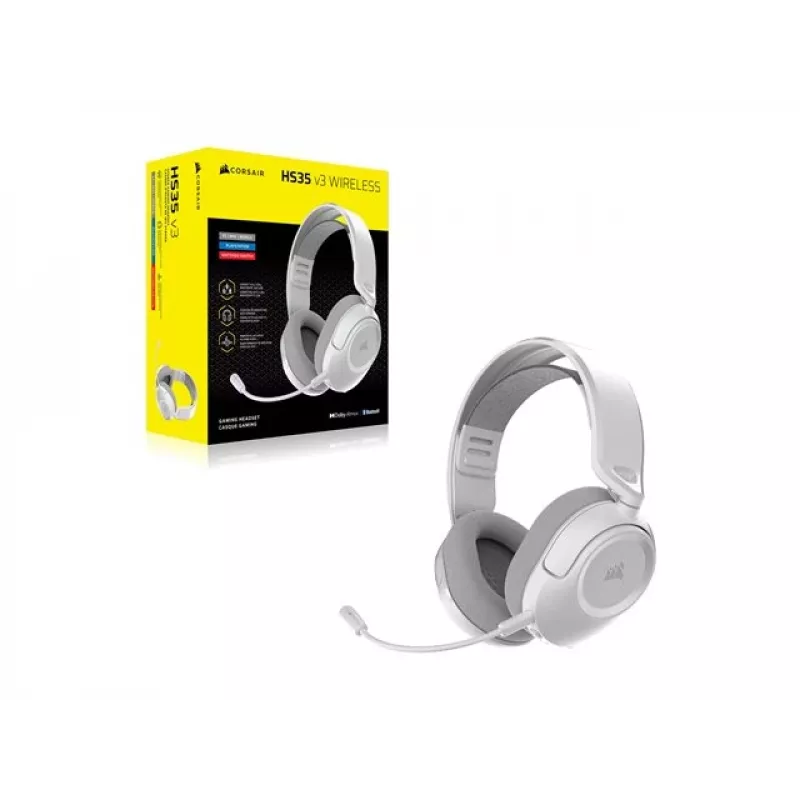 CORSAIR HS35 v3 Wireless Headset White