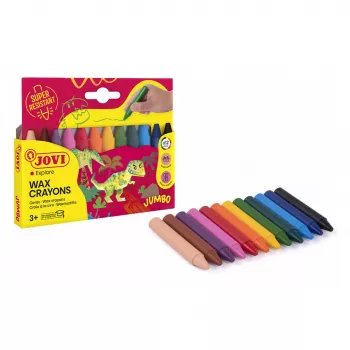 Jovi Wachsmalstifte Jumbo Assorted 12er Pack