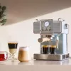 Cecotec Power Espresso 20 Tradizionale Espressomaschine, 20 bar, 850 W, 1,5 l, Schwarz/Silber
