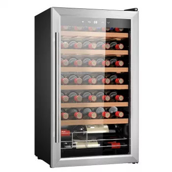 CECOTEC Bolero GrandSommelier 34030 Inox Kompressor-Weinkühler für 34 Flaschen