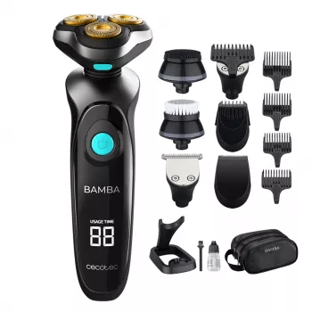 Cecotec Bamba PrecisionCare TwistGroom 10-in-1 Multi-Groomer, Schwarz