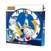 KIDS Sonic The Hedgehog Wanduhr 25 cm Runde Kunststoff Analog Quarz Mehrfarbig