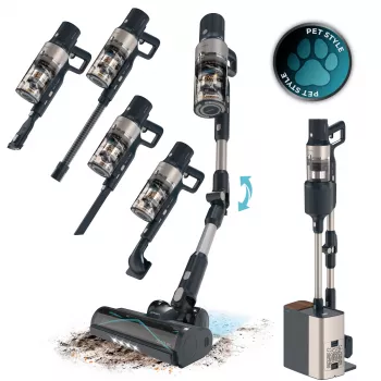 Cecotec Conga Rockstar 5500 Hurricane Station Pet Flex Akku-Staubsauger