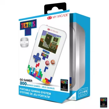 DreamGEAR My Arcade Go Gamer Tetris Handheld Gaming Console (DGUNL-7029) - Schwarz/Rot