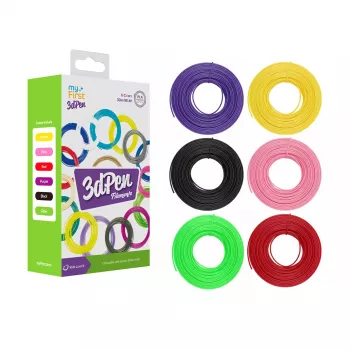 Myfirst PLA Filament 6x5m 1,75mm Warm Colors für 3D-Stift FP8001AC-WC01