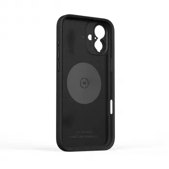 Moment Case MagSafe für iPhone 16 Plus Schwarz