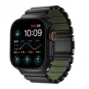 Nomad Stratos Band Titanium Black 49mm Forest