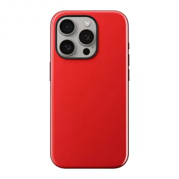 Nomad Sport Case für iPhone 15 Pro - Night Watch Red