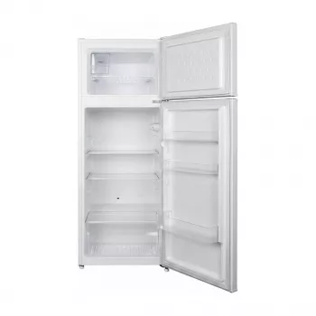 CHiQ CTM216LWD Freestanding Kühl-Gefrierkombination 211L Gesamtkapazität, 170L Kühlschrank, 41L Gefrierschrank, Weiß, LED-Beleuchtung, Wechselbarer Türanschlag, Energieklasse D