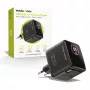 Mobile Origin 65W GaN Charger PW3 USB-C Retractable Cable 65cm + USB-A Black