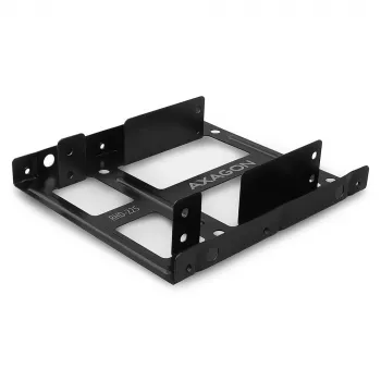 AXAGON RHD-225 Montagerahmen für 2x 2,5-Zoll- und 1x 3,5-Zoll-Laufwerke im PCI-Steckplatz - Schwarz
