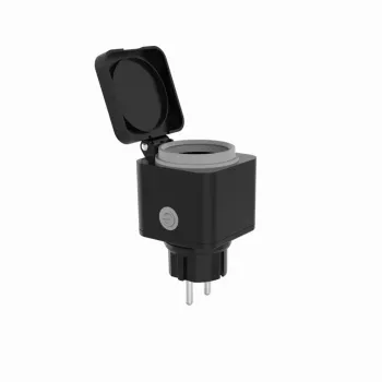 Tesla Smart Plug SP400 Outdoor WiFi Smart Plug mit Energieüberwachung, IP44, 16A, 3680W, Schuko