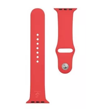 Taktisches Apple Silikon Armband für Watch 1/2/3/4/5/6/7/SE 42/44/45mm Rot