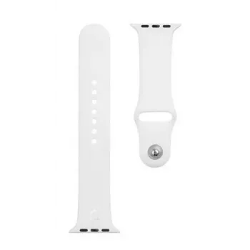 Taktisches Apple Silikon Armband für Watch 1/2/3/4/5/6/7/SE 42/44/45mm Weiß