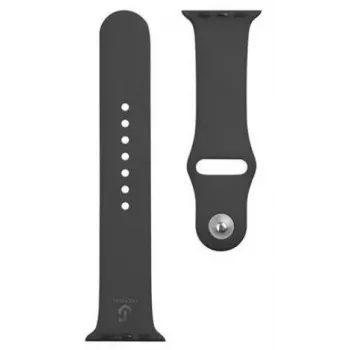 Taktisches Silikonarmband für Watch 1/2/3/4/5/6/7/SE 38/40/41mm Schwarz