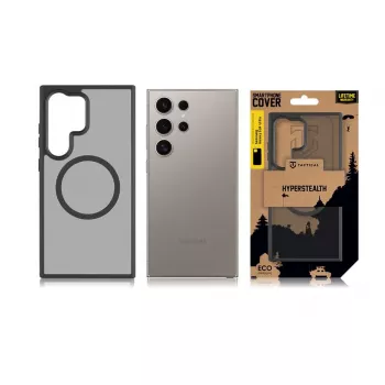 Taktische Rückseitenabdeckung MagForce Hyperstealth Galaxy S24 Ultra Asphalt Schwarz