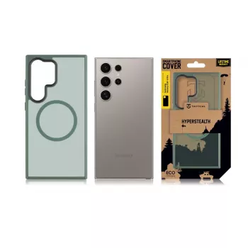 Taktische Rückseitige Abdeckung MagForce Hyperstealth für Samsung Galaxy S24 Ultra, Waldgrün