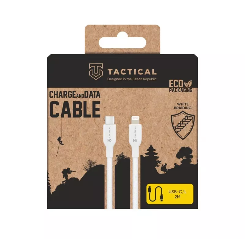 Tactical Stitch Thread Cable USB-C/Lightning White - Kabel - Digital/Daten