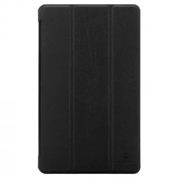 Tactical Book Cover Tri Fold für Samsung Galaxy Tab A9 8,7 Zoll Schwarz