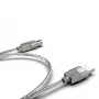 INCA USB 2.0 Druckerkabel USB-A auf USB-B Transparent 1,8m